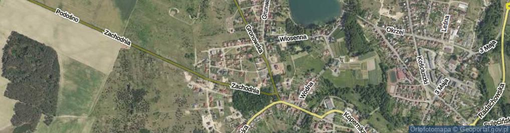 Zdjęcie satelitarne Zacisze ul.
